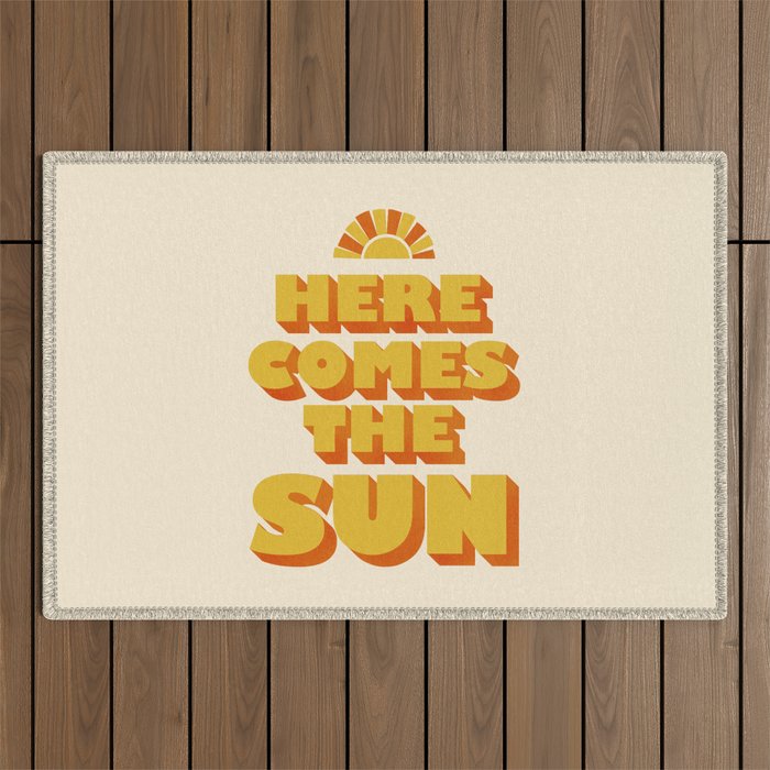 Here comes the sun Outdoor Rug Gallery Image 1