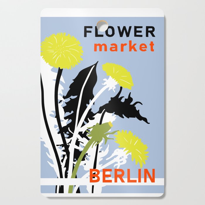 Flower Market Berlin Cutting Board Gallery Image 1