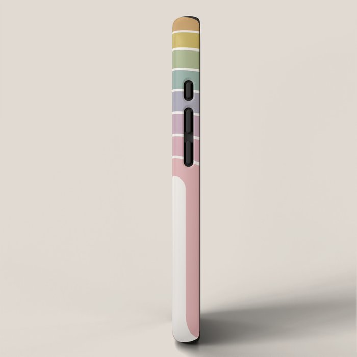 Gradient Arch XXI Tropical Mid Century Modern Rainbow iPhone Case Gallery Image 2