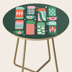 Retro Christmas Coffee Thermoses - Green Side Table Gallery Image 2