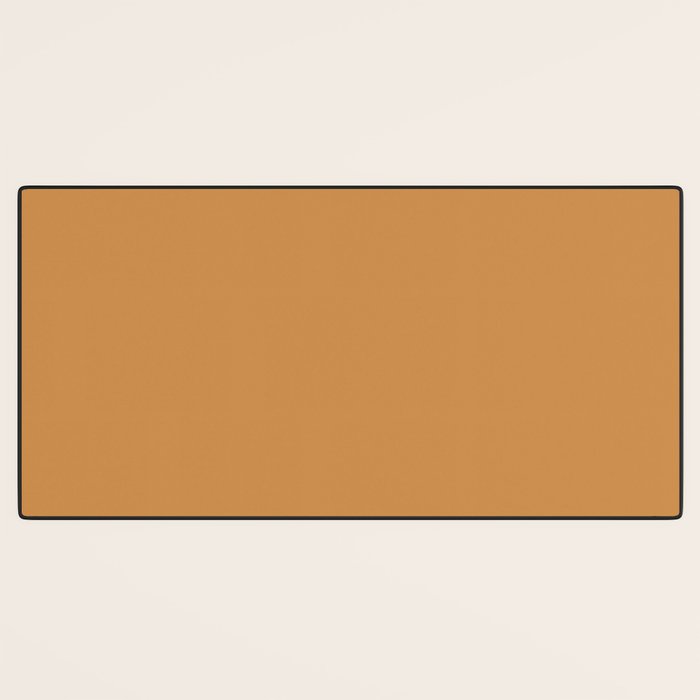 Desert Sands: Camel Skin Hue and Leather Style Desk Mat Gallery Image 3