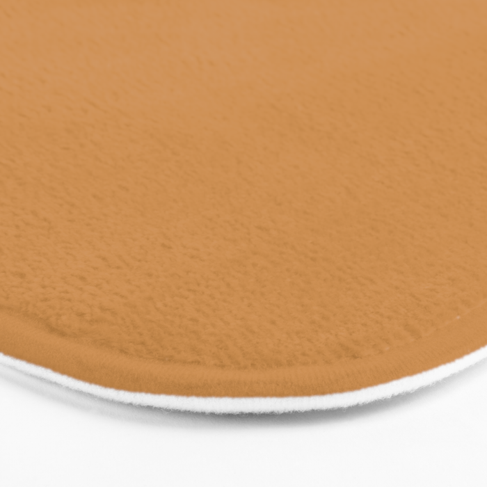 Desert Sands: Camel Skin Hue and Leather Style Bath Mat Gallery Image 3