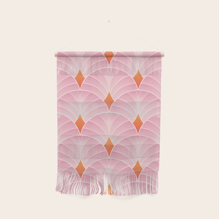 Diamonds & Petals: The Peach Edition Wall Hanging Gallery Image 1