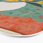 Bold Sunflower Still Life Bath Mat Gallery Image 3