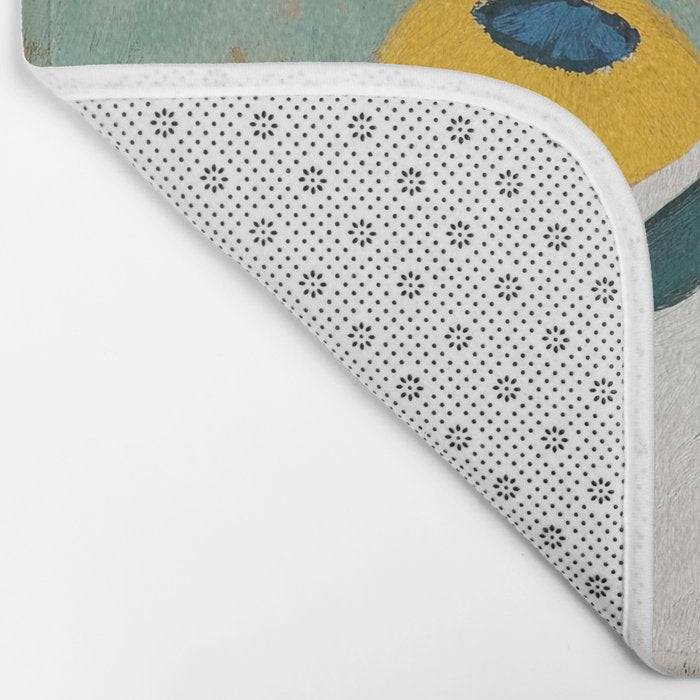 Bold Sunflower Still Life Bath Mat Gallery Image 2