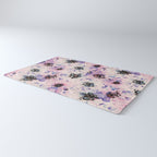 Abstract flowered paint modern Rug Gallery Image 3