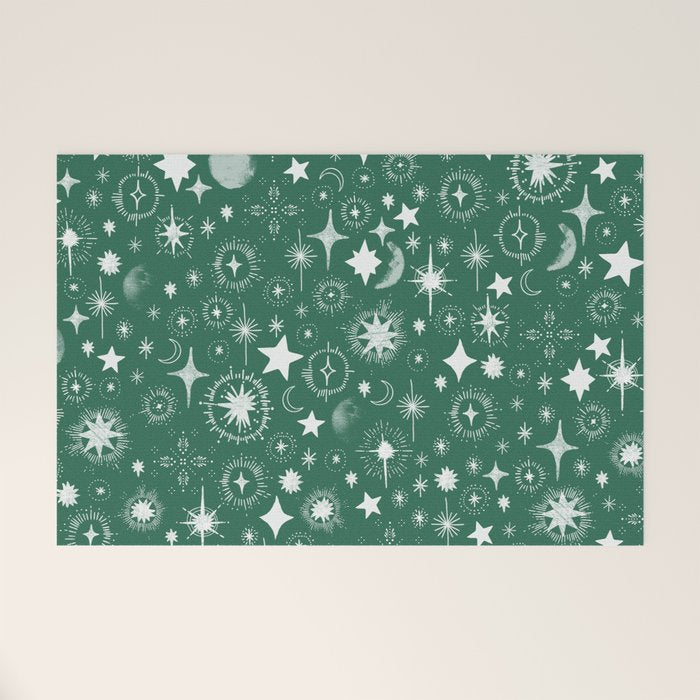 Greenish stellar S Welcome Mat Gallery Image 1