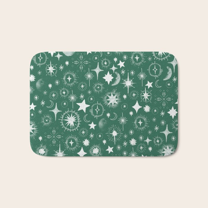 Greenish stellar S Bath Mat Gallery Image 1