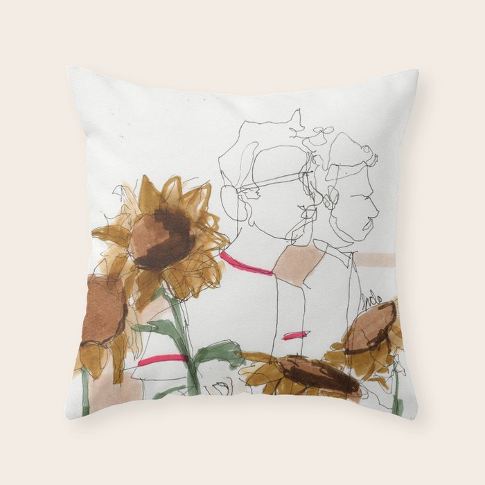 late summer / the things i kept inside Throw Pillow Gallery Image 6