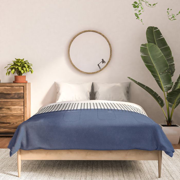 Navy Blue Mid Century  Comforter Gallery Image 3