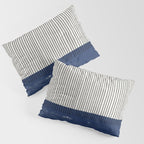Navy Blue Mid Century  Pillow Sham Gallery Image 3