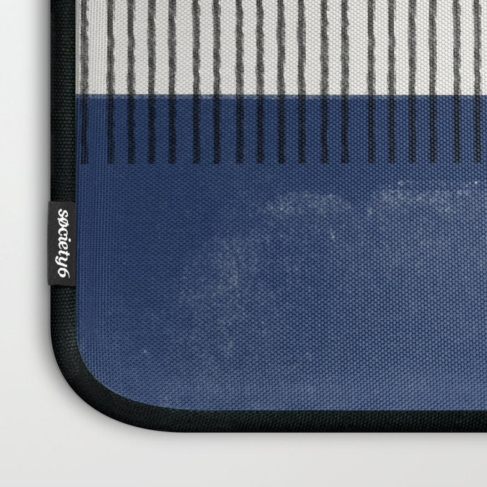 Navy Blue Mid Century  Laptop Sleeve Gallery Image 3