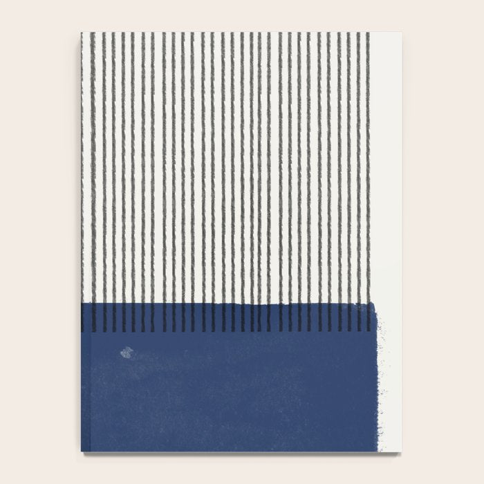 Navy Blue Mid Century  Notebook Gallery Image 4