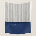 Navy Blue Mid Century  Wall Tapestry Gallery Image 4
