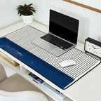 Navy Blue Mid Century  Desk Mat Gallery Image 2