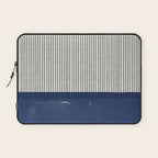 Navy Blue Mid Century  Laptop Sleeve Gallery Image 1