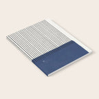 Navy Blue Mid Century  Notebook Gallery Image 2