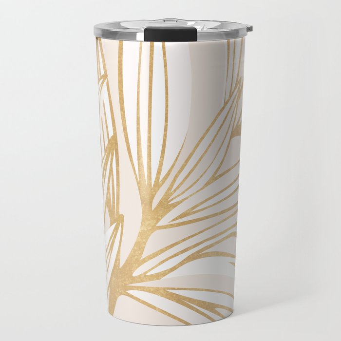 Gold Summer Meadow Travel Mug Gallery Image 1