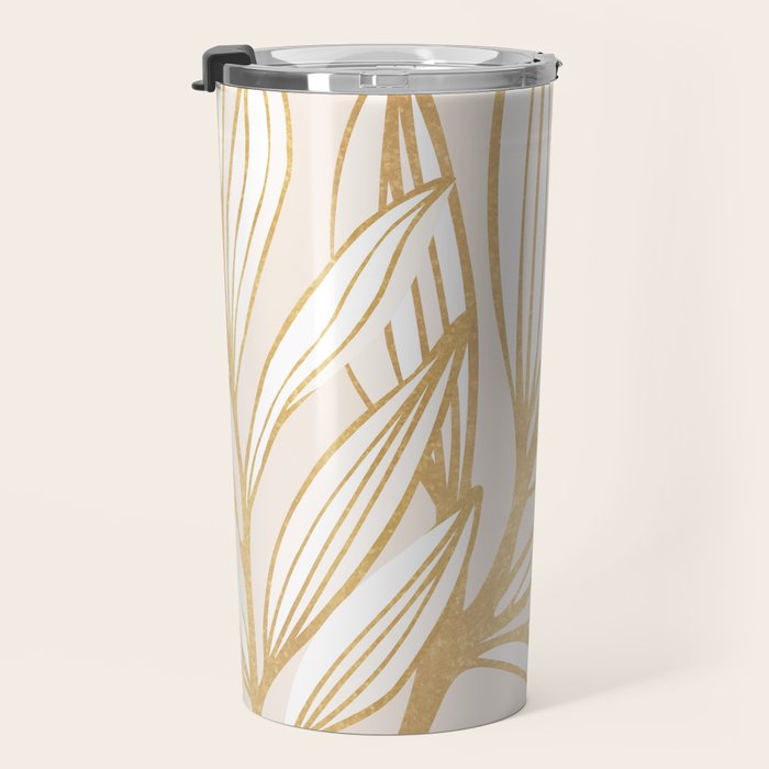Gold Summer Meadow Travel Mug Gallery Image 3