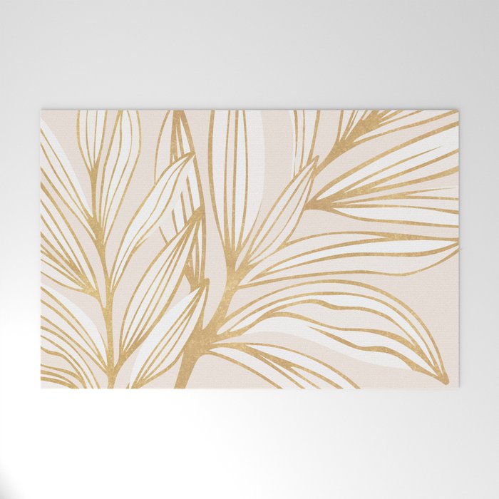 Gold Summer Meadow Welcome Mat Gallery Image 1