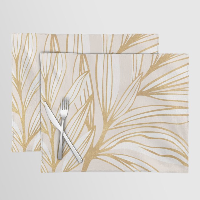 Gold Summer Meadow Placemat