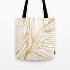 Gold Summer Meadow Tote Bag Gallery Image 1