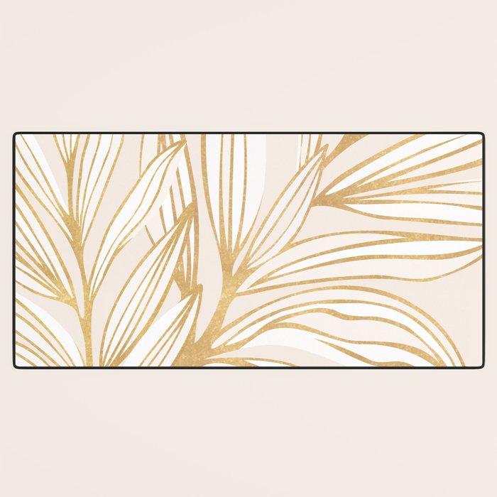 Gold Summer Meadow Desk Mat Gallery Image 3