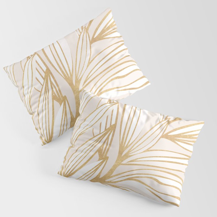 Gold Summer Meadow Pillow Sham Gallery Image 3