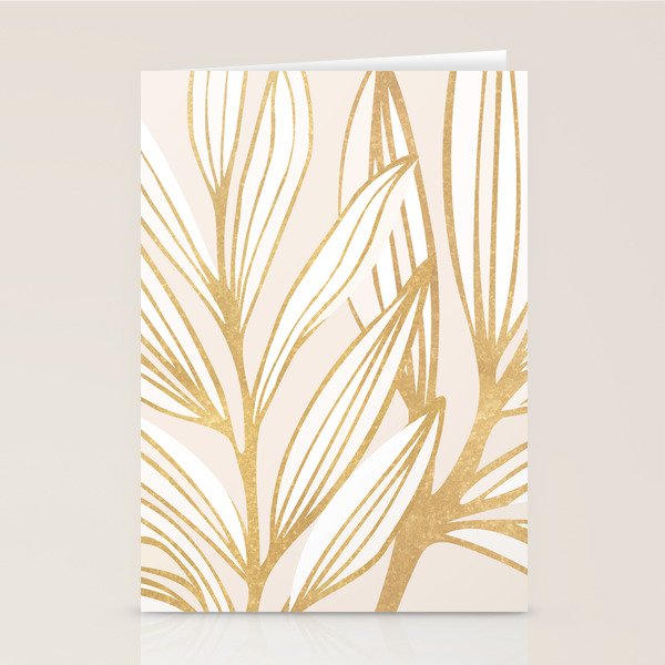 Gold Summer Meadow Stationery Card Gallery Image 1