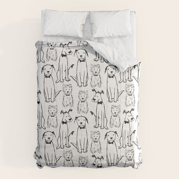 Three dogs Comforter Gallery Image 6