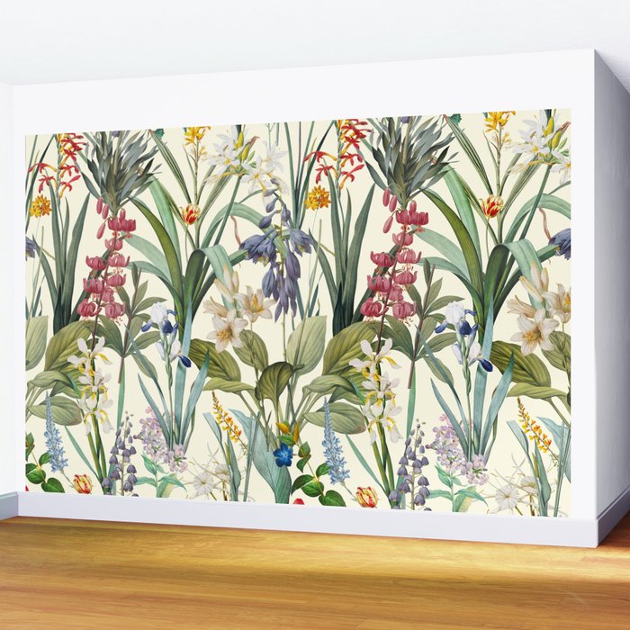 Vintage Garden XX Wall Mural Gallery Image 2