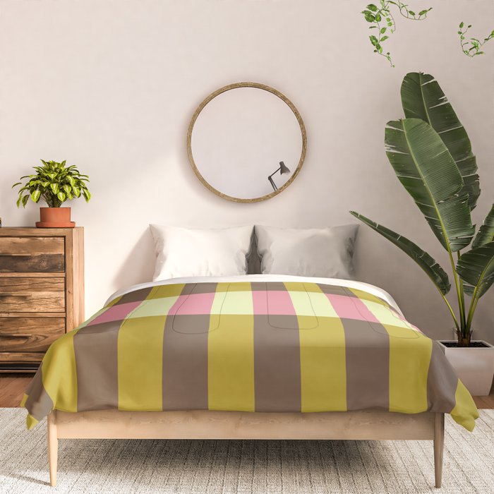 Retro Candy Stripe Pattern Comforter Gallery Image 3