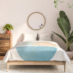 Soft Abstract Shapes 17 Comforter Gallery Image 3