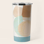 Soft Abstract Shapes 17 Travel Mug Gallery Image 1