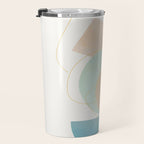 Soft Abstract Shapes 17 Travel Mug Gallery Image 3