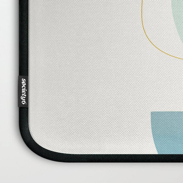 Soft Abstract Shapes 17 Laptop Sleeve Gallery Image 3