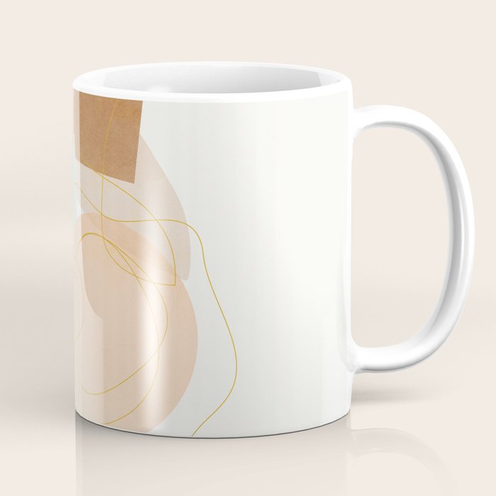 Soft Abstract Shapes 17 Coffee Mug Gallery Image 1