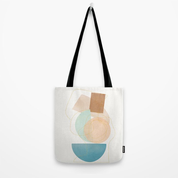 Soft Abstract Shapes 17 Tote Bag Gallery Image 2
