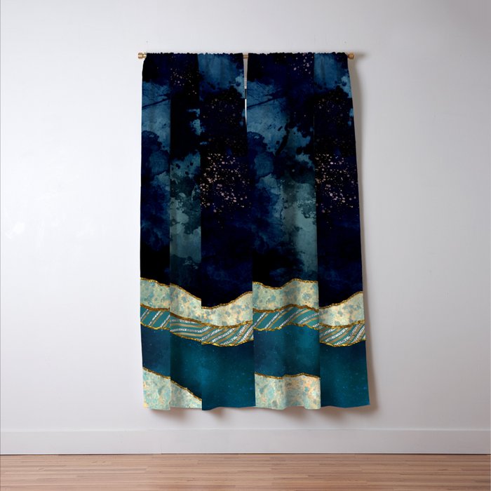 Indigo Sky Window Curtain Gallery Image 3