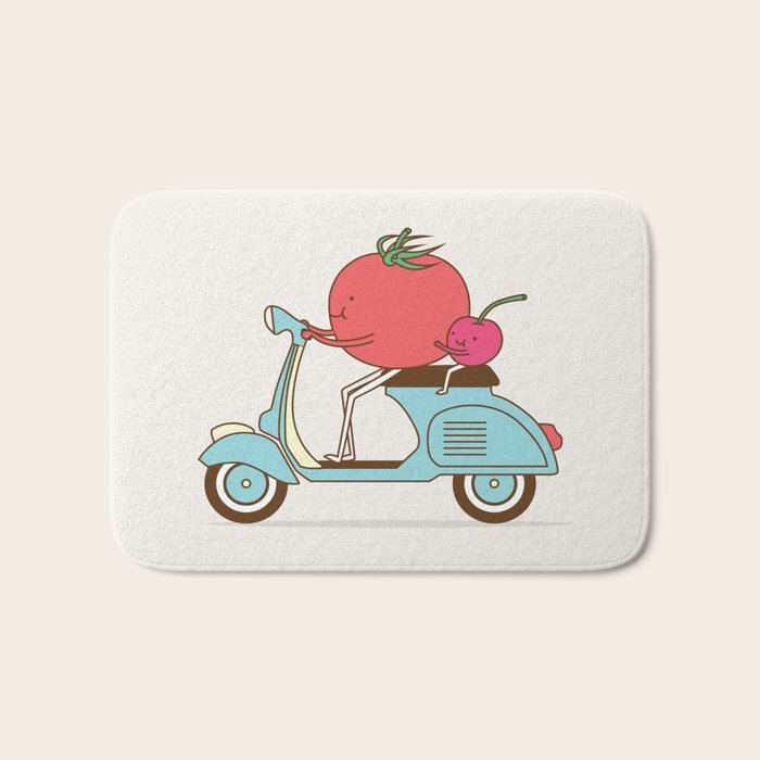Cherry Tomato Bath Mat Gallery Image 1