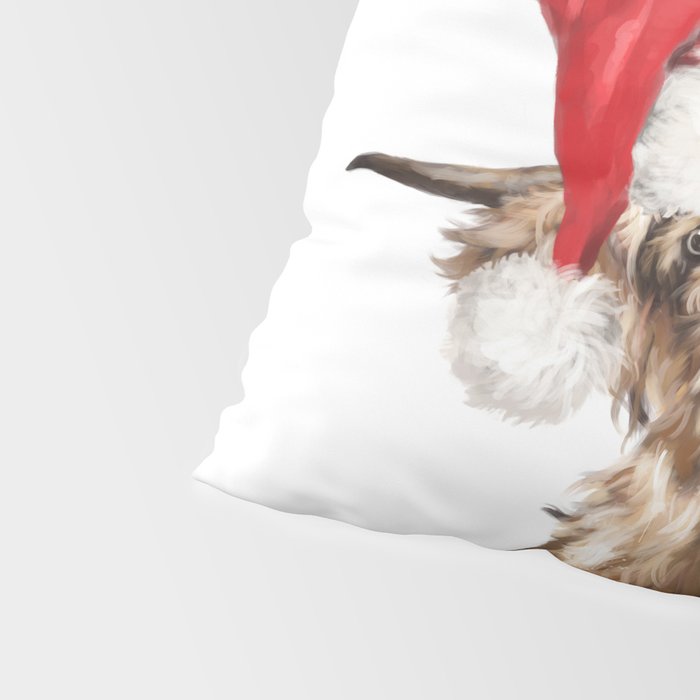 Christmas Highland Cow Pillow Sham Gallery Image 4
