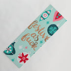 Festive As Fuck - Mint Palette Yoga Mat Gallery Image 1