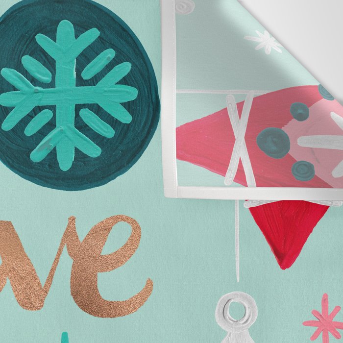 Festive As Fuck - Mint Palette Wall Tapestry Gallery Image 3