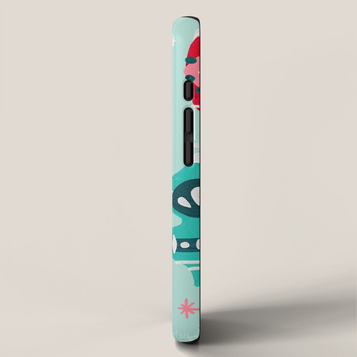 Festive As Fuck - Mint Palette iPhone Case Gallery Image 2
