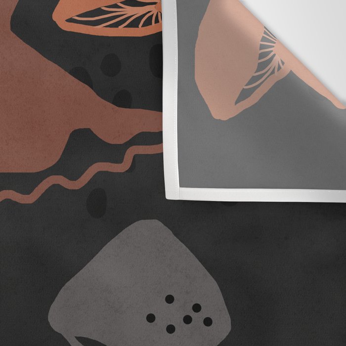 Wild Mushrooms - night Wall Tapestry Gallery Image 3