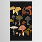 Wild Mushrooms - night Tablecloth Gallery Image 2
