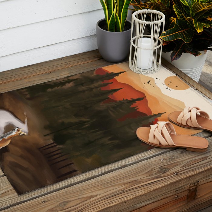Whispering Pines Outdoor Rug Gallery Image 2