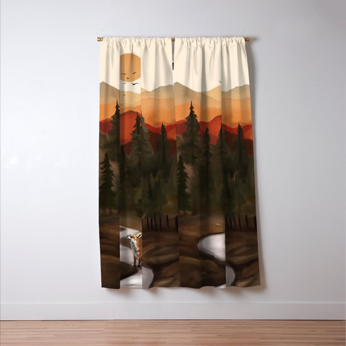 Whispering Pines Window Curtain Gallery Image 3