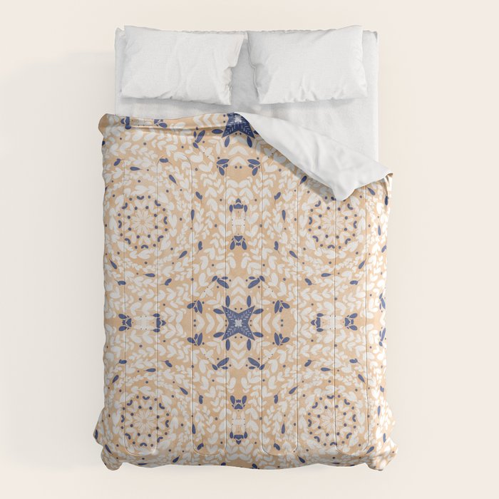 Pink Circular Nature Tiles PB Comforter Gallery Image 1
