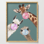 Bubble Gum Gang Dark Green Serving Tray Gallery Image 1